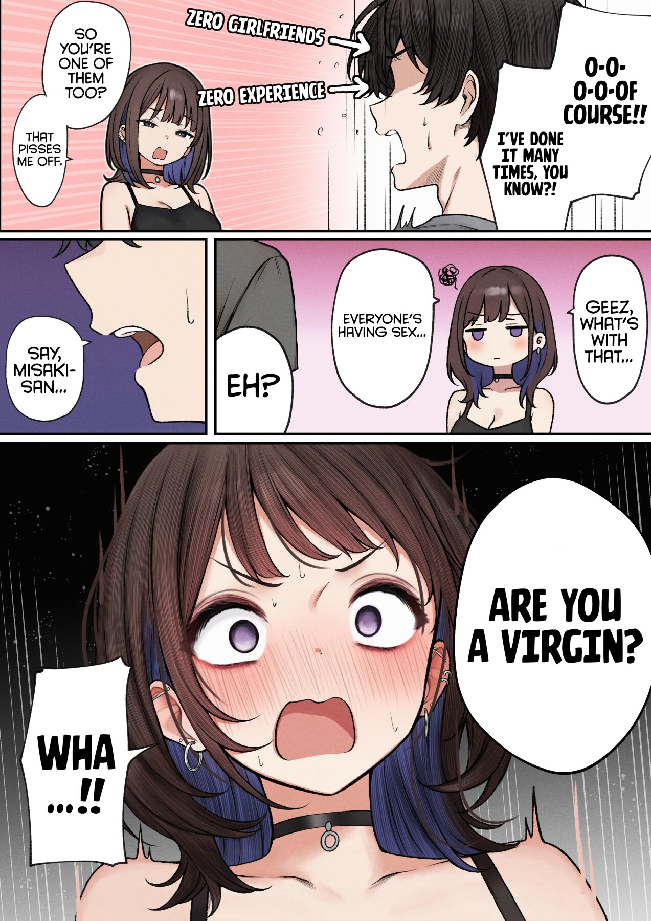 Hentai Manga Comic-The story of how my bedroom became my gyaru childhood friend's fuck-room-Read-9